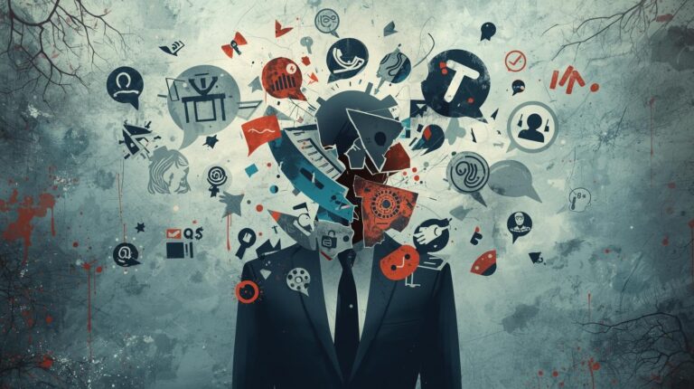 Am image representing an explosion of concerns that arise when experience dept is created. Visually represents pressure and tradeoffs that lead to experience debt.